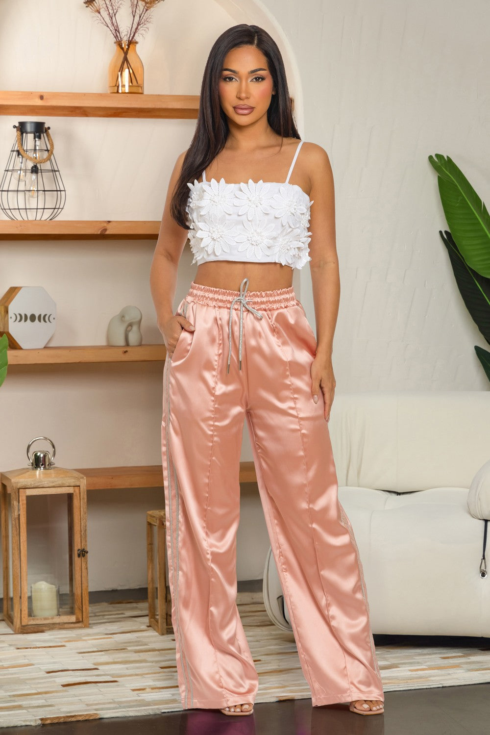 Metalic Satin Cargo