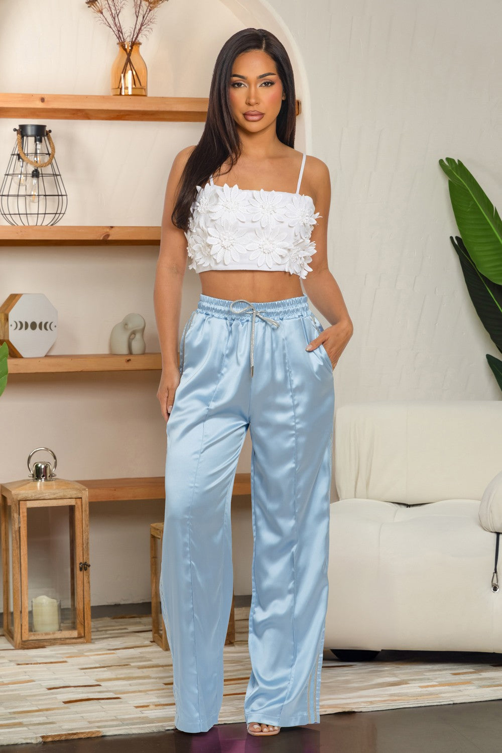 Metalic Satin Cargo