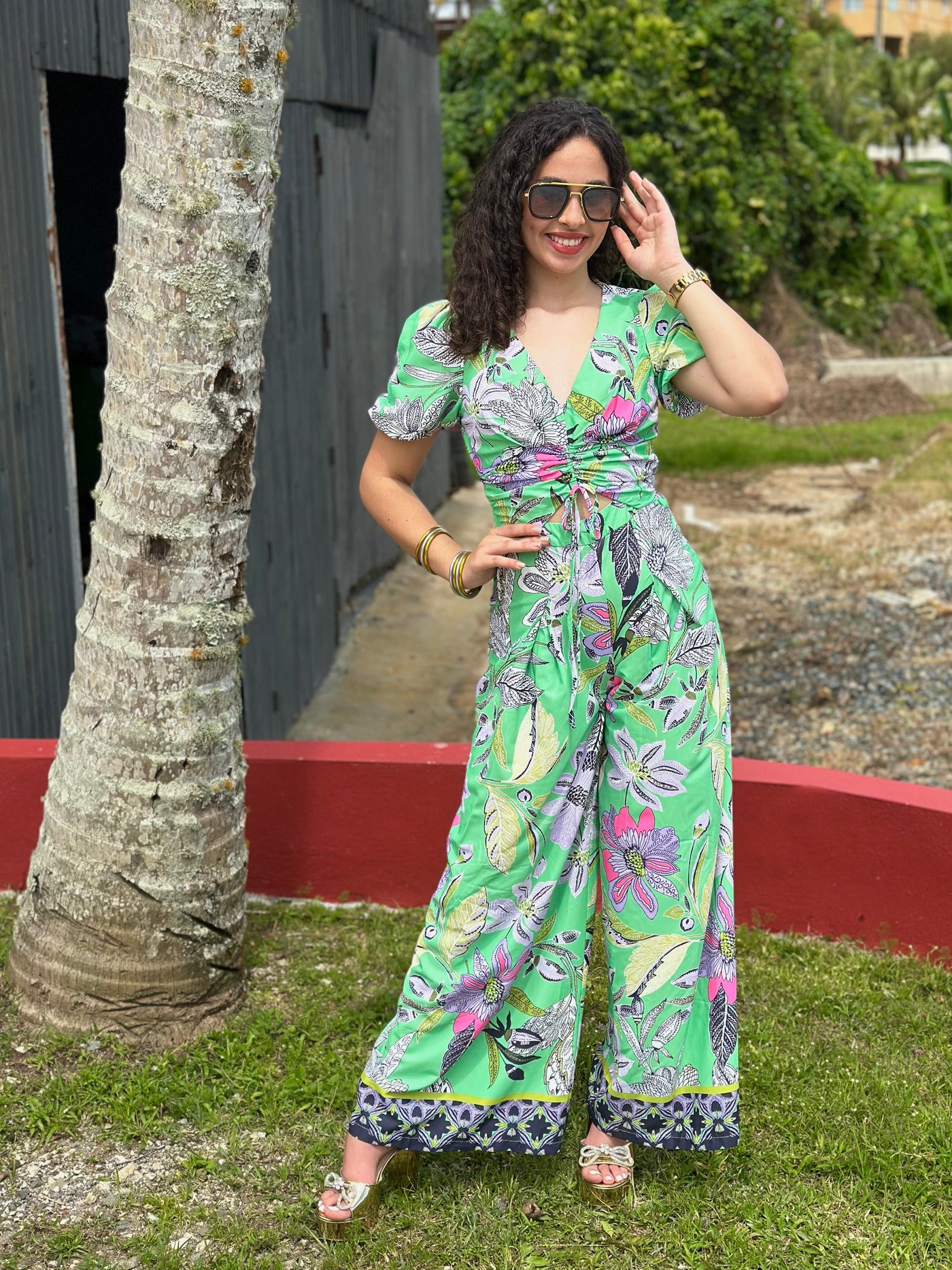 Graphic Jumpsuit