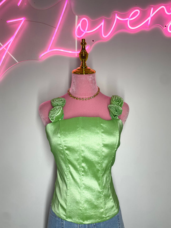 Corset Rose Top