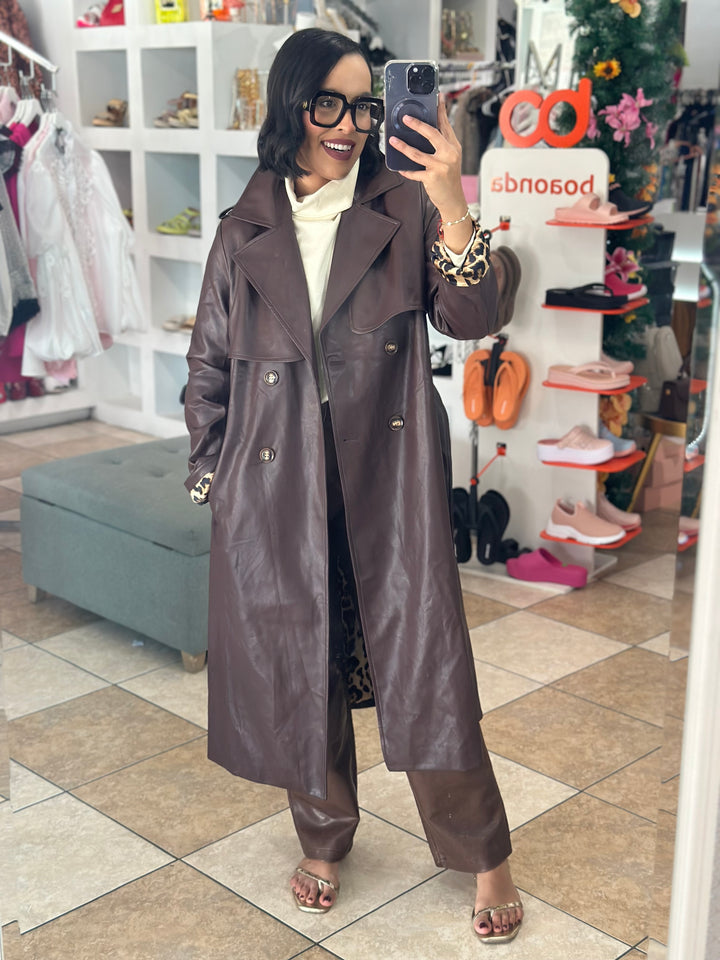 Leather Trench Coats