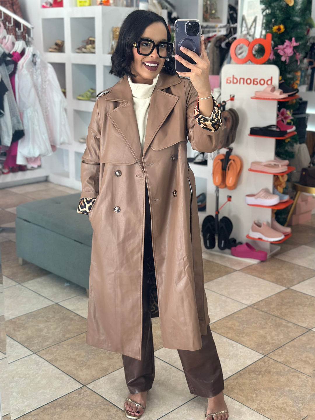 Leather Trench Coats