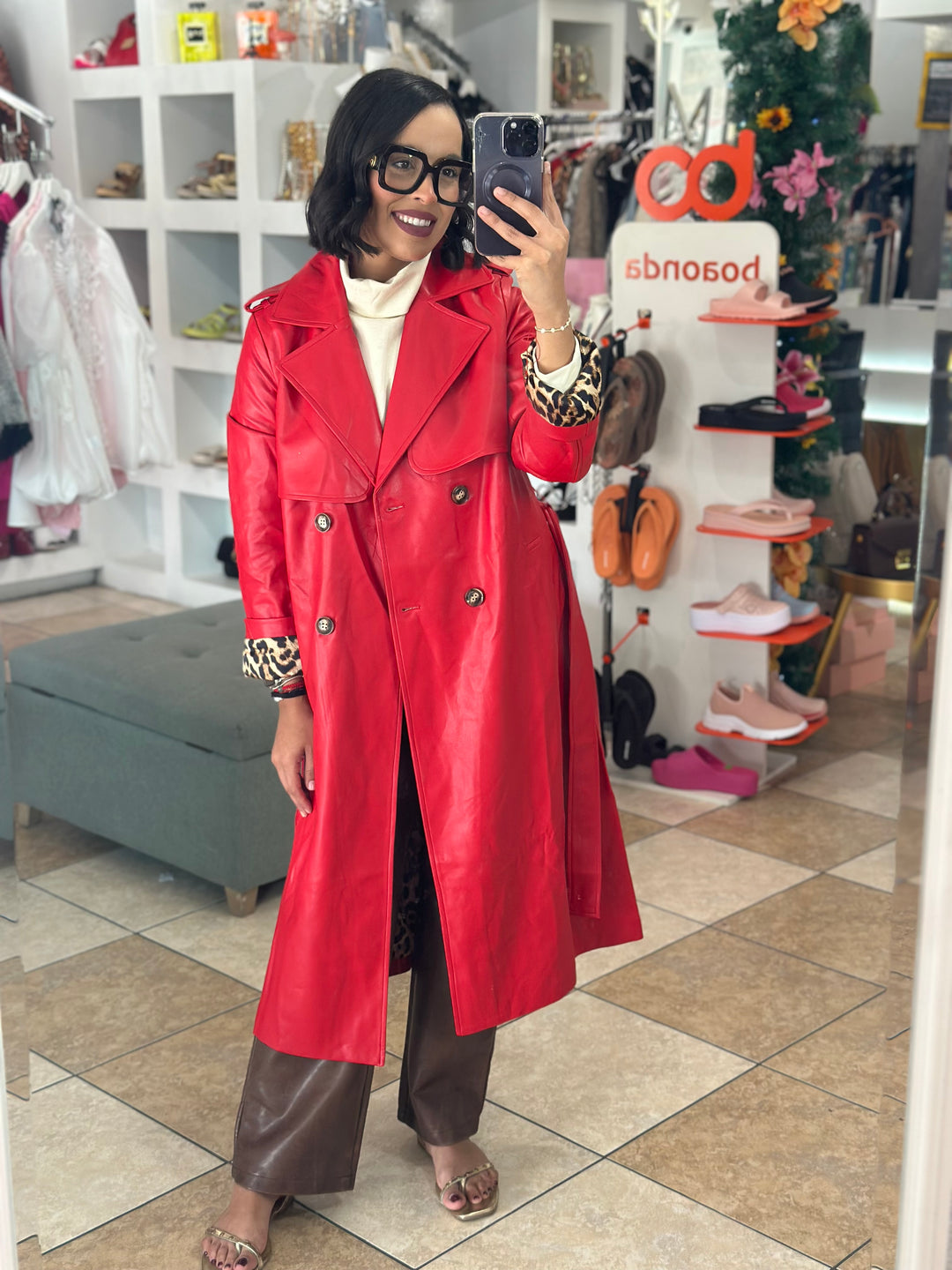 Leather Trench Coats