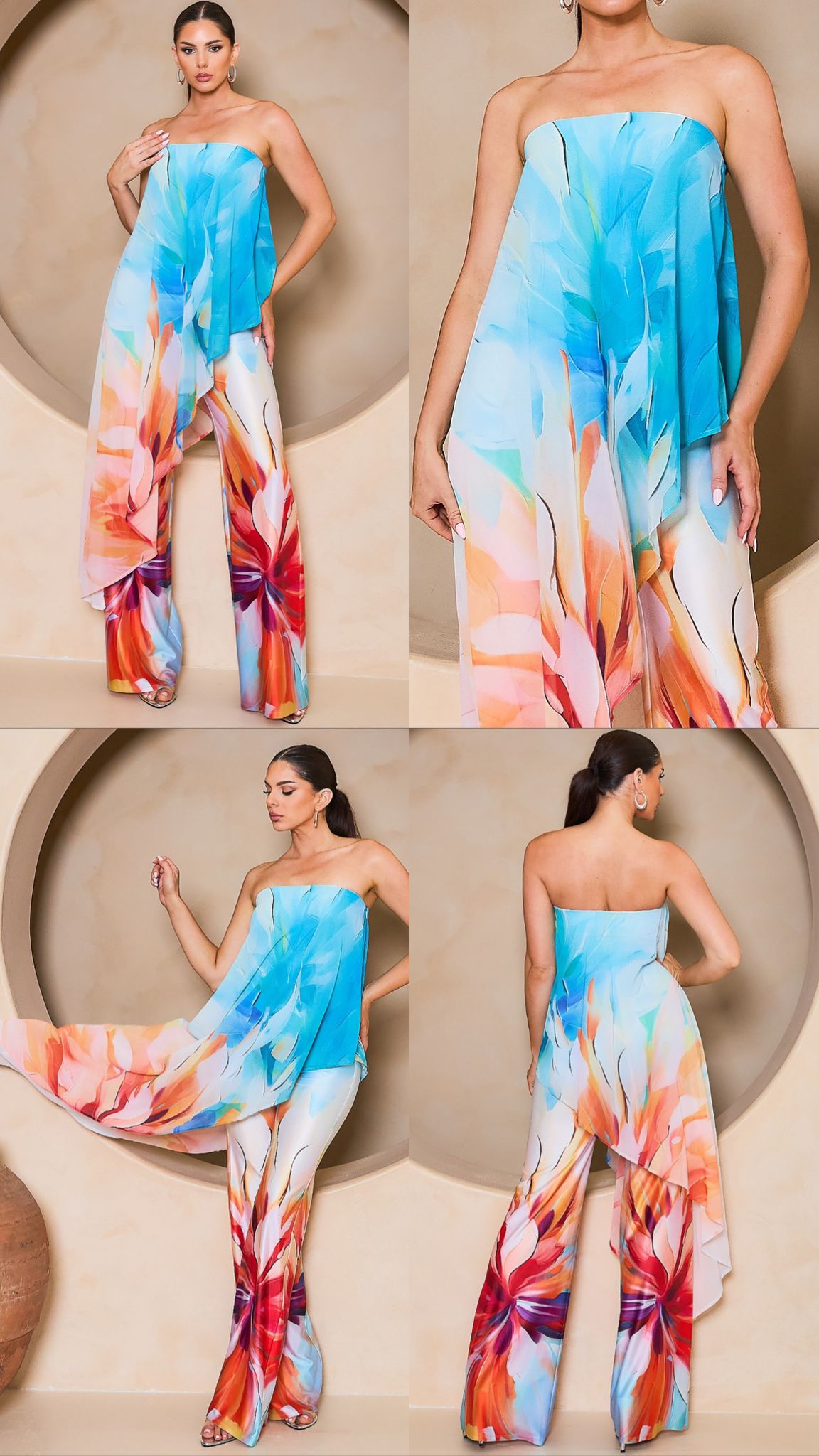 Colors Tunic and Pant Set