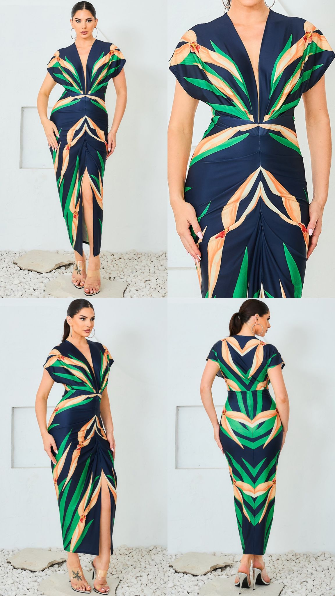 Multi Midi Dress