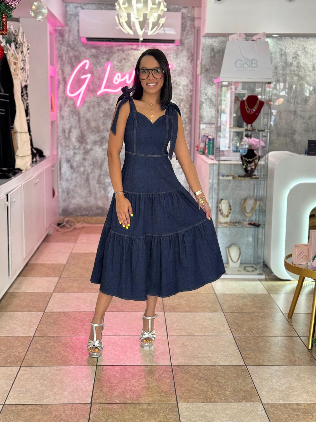 Jean Midi Dress