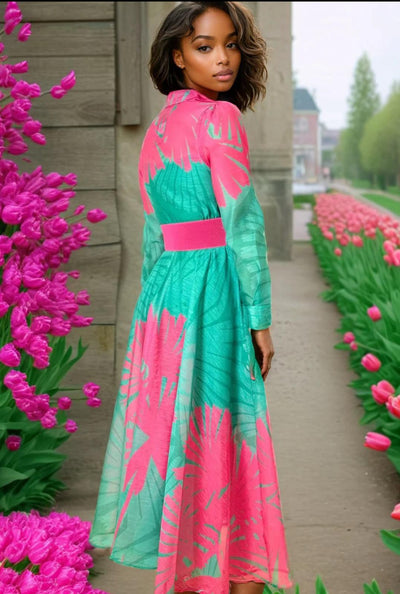 N By Nancy Floral Print Maxi Dress