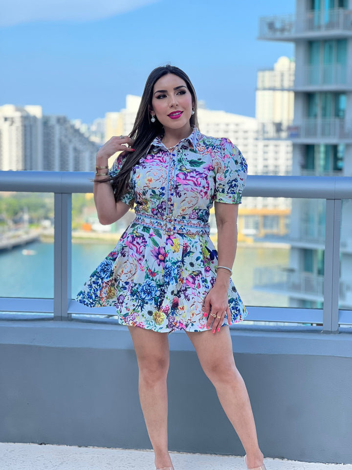 Floral Top & Short Set