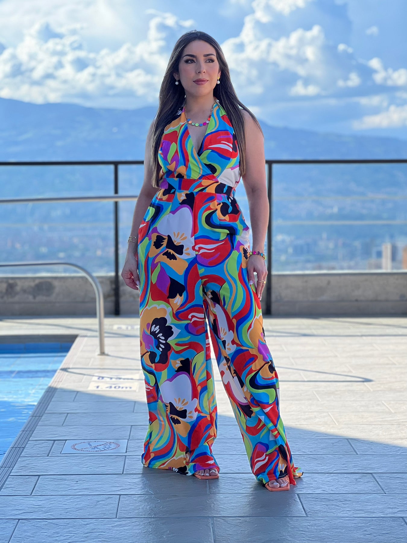 Multi Halter Jumpsuit