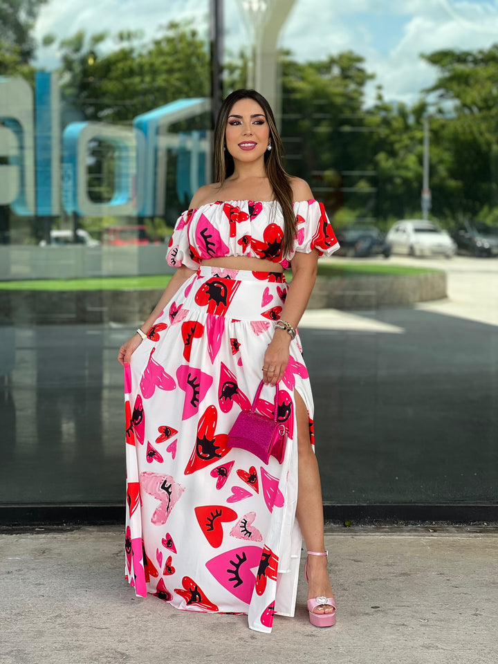 Hearts Print Set