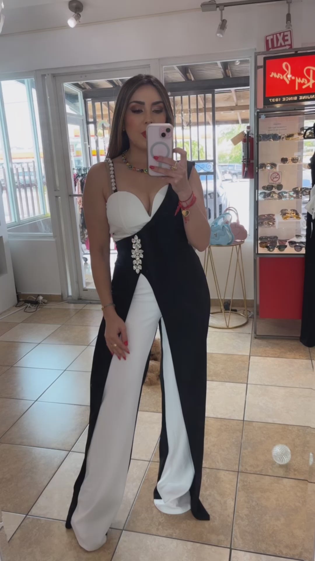 Black & White Jumpsuit