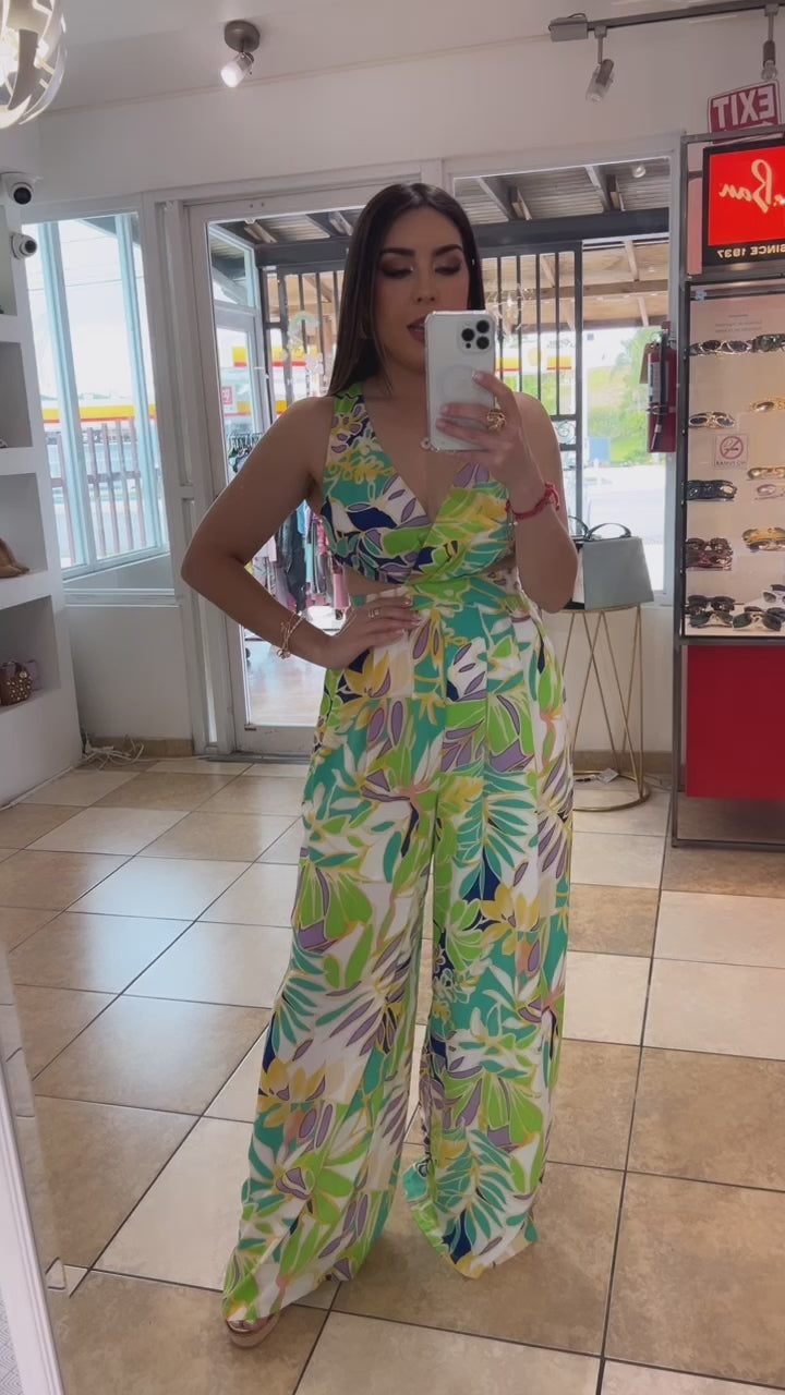 Leaf Tropical de Jumpsuit