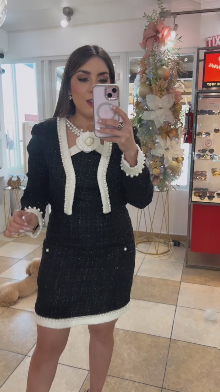 2 Piece Tweed Dress