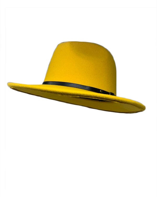 PANAMA WITH PU BUCKLE BAND