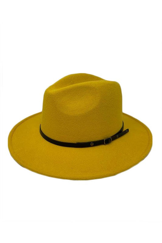 PANAMA WITH PU BUCKLE BAND