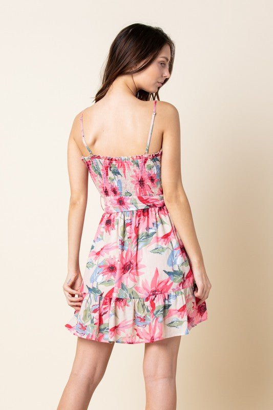 SWEETHEART FLORAL DRESS