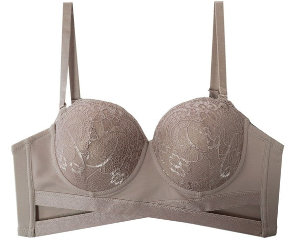 Half-cup longline Bra