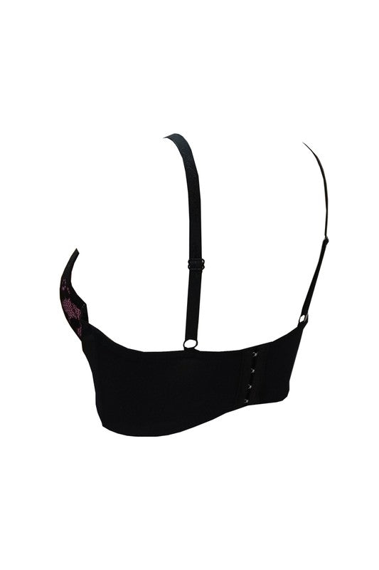 High-Neck Longline Bra