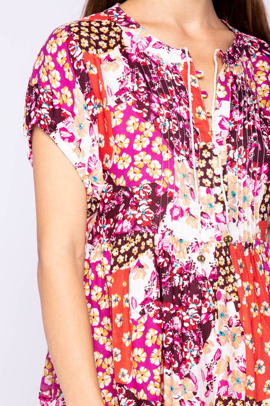 Floral Print Romper