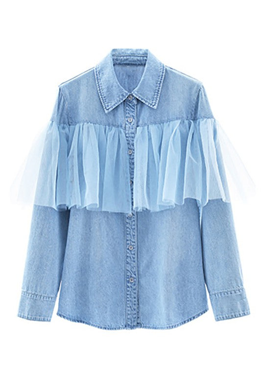 Button Down Denim Shirt