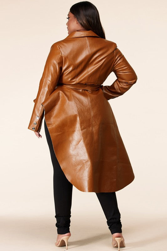 High Low Peplum Jacket