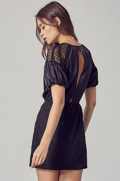 TRIM DETAIL DRESS