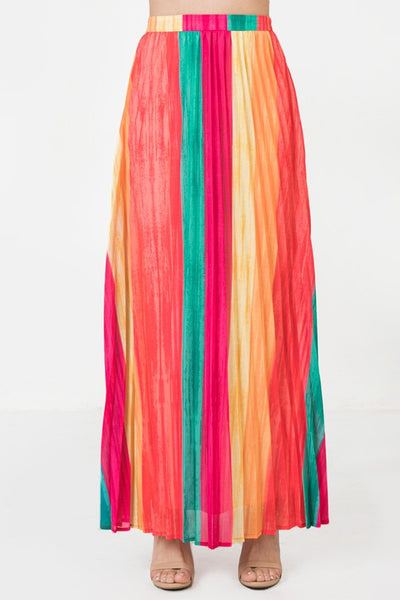 Multi Colored Maxi Skirt