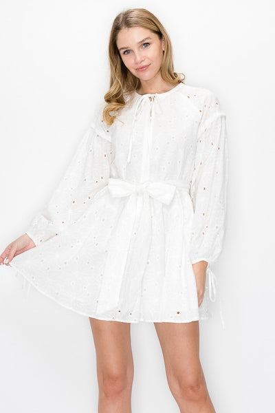 Lace Dress All-Over Floral