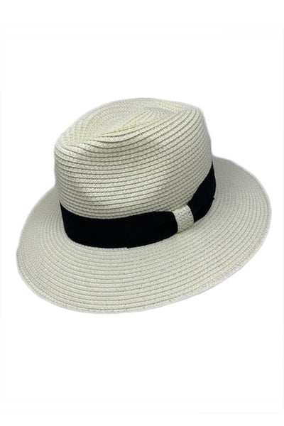 CRUSHABLE PANAMA HAT WITH BAND