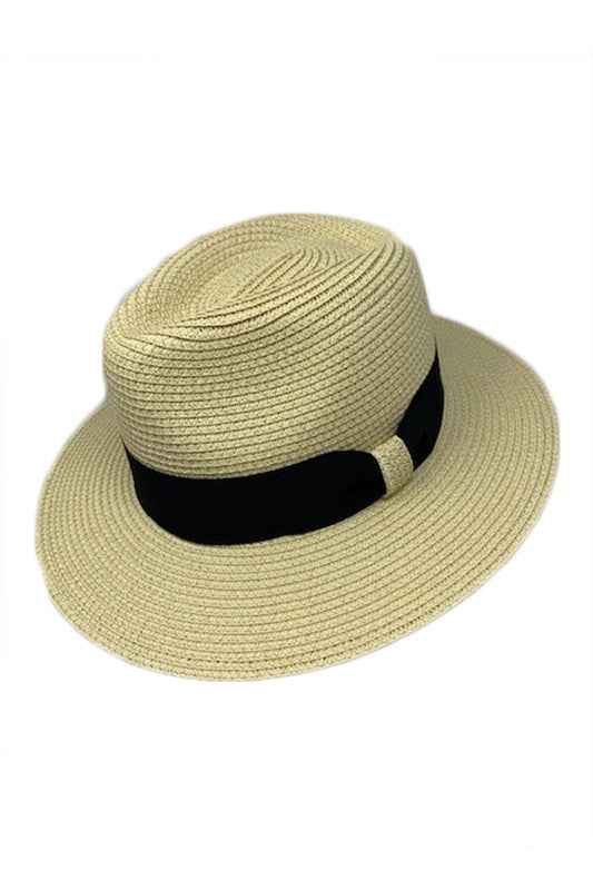 CRUSHABLE PANAMA HAT WITH BAND