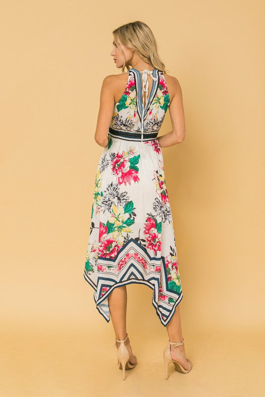 HANDKERCHIEF PRINTED DRESS