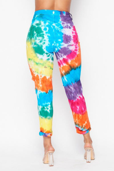 RAINBOW TIE DYE JEAN