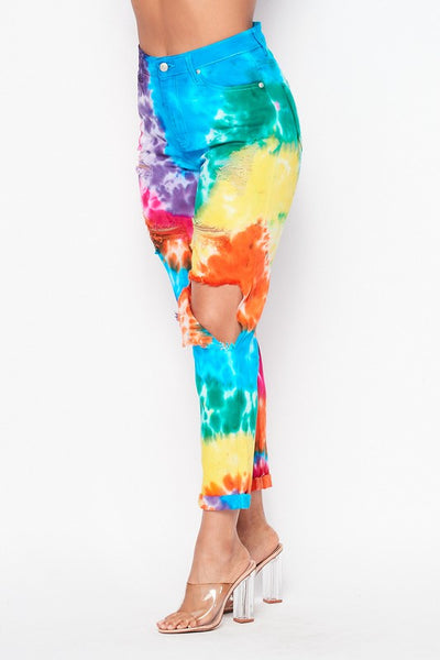 RAINBOW TIE DYE JEAN