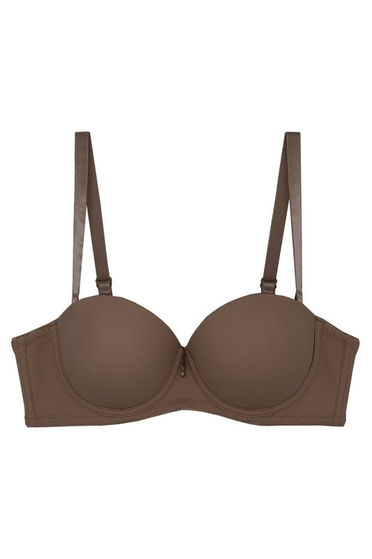 Half cup strapless Bra