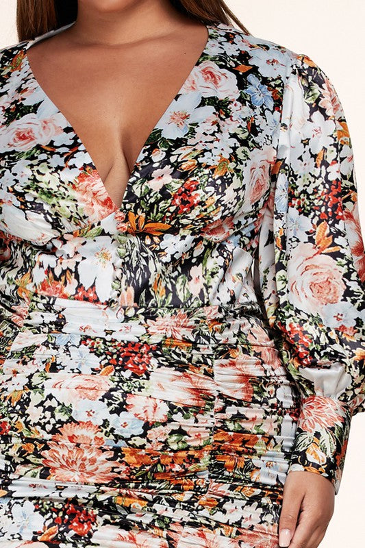 Floral Bodycon Dress