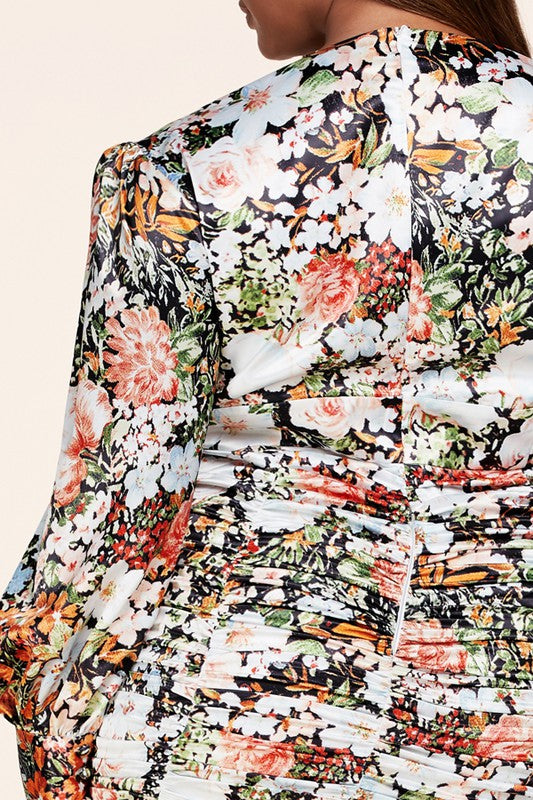 Floral Bodycon Dress