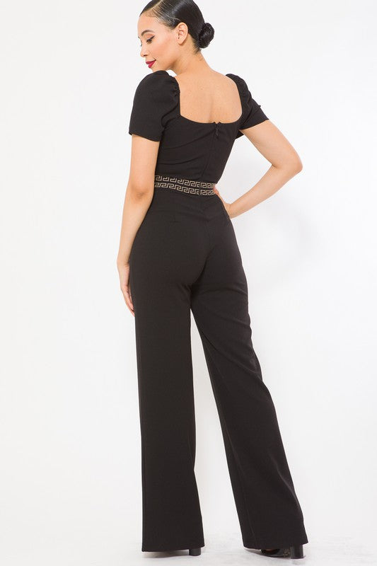 Greek Border Pattern Jumpsuit