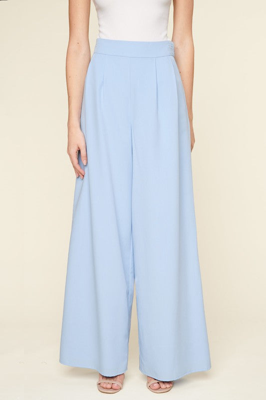 High Waist Wide Leg Pants