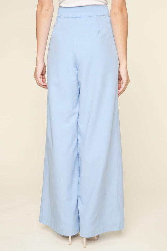 High Waist Wide Leg Pants