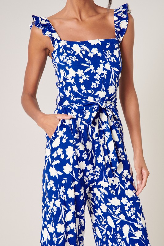 Wide Leg Sleeveless Jumpsuit