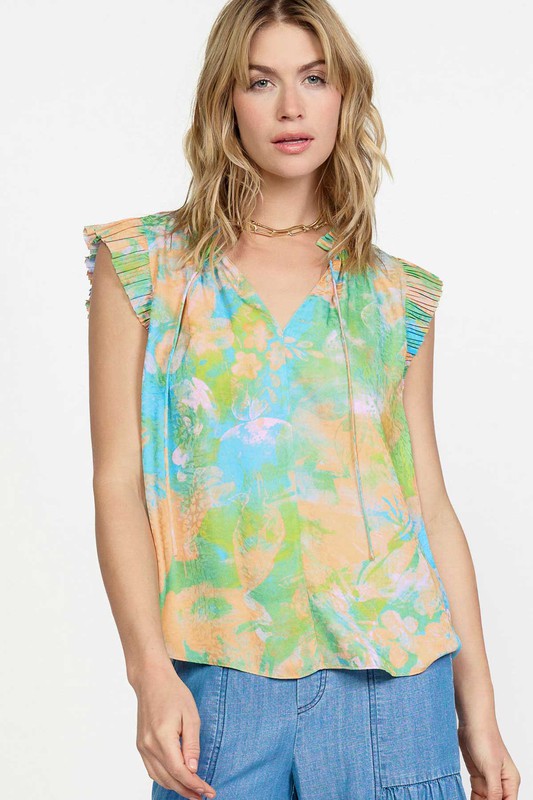 MULTI PRINT BLOUSE