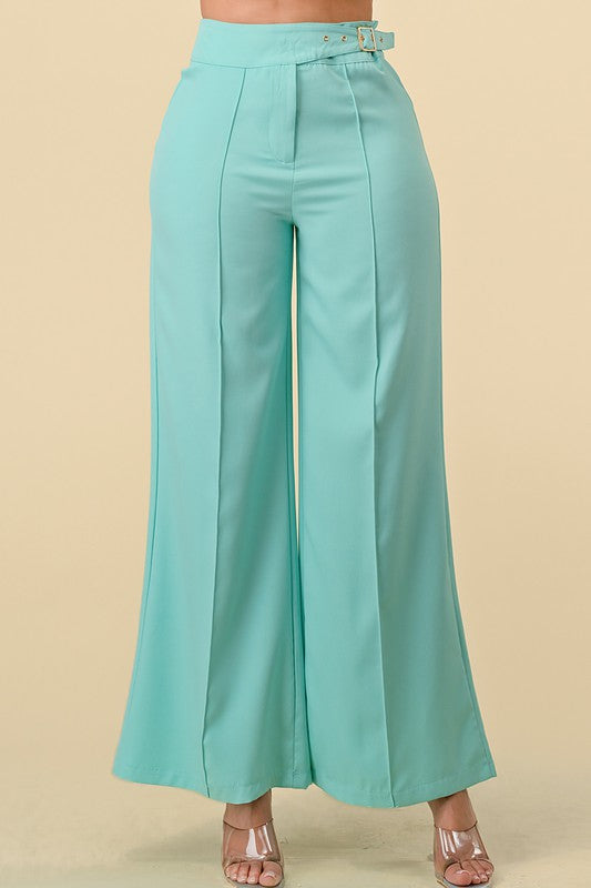 MINT WIDE LEG PANTS