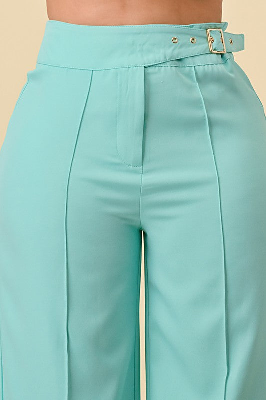 MINT WIDE LEG PANTS