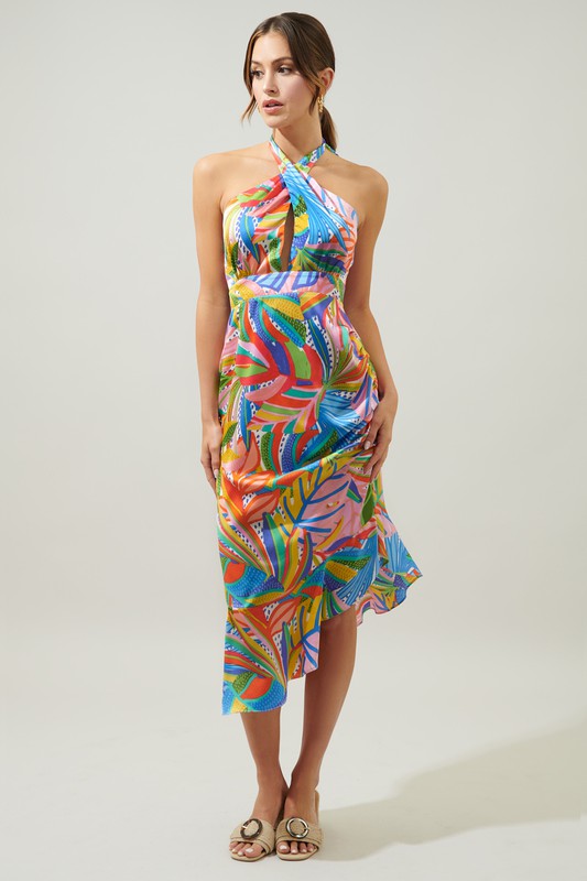 Midi Halter Dress