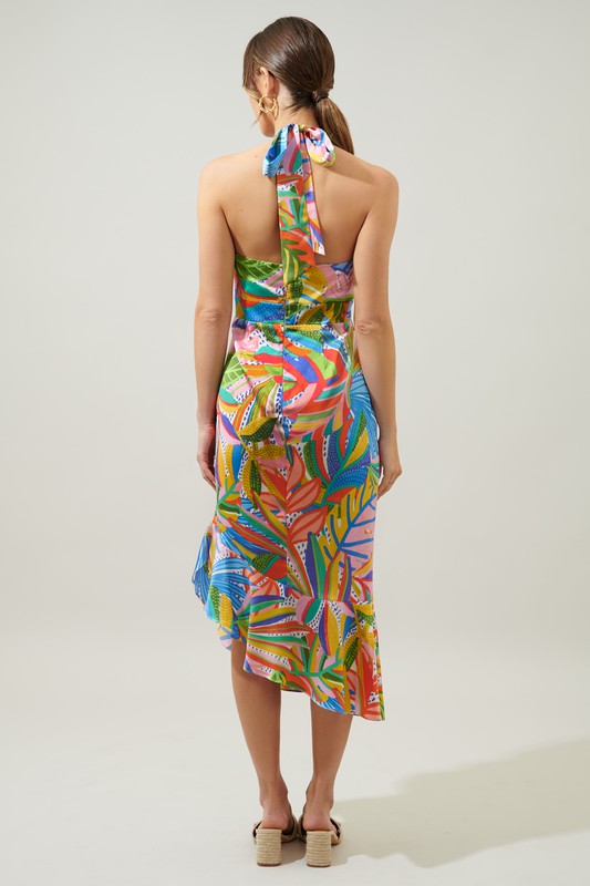 Midi Halter Dress