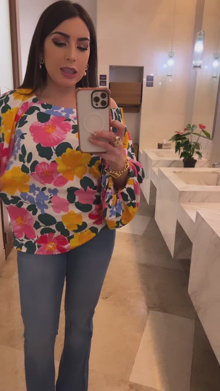 Floral Off Shoulder Top