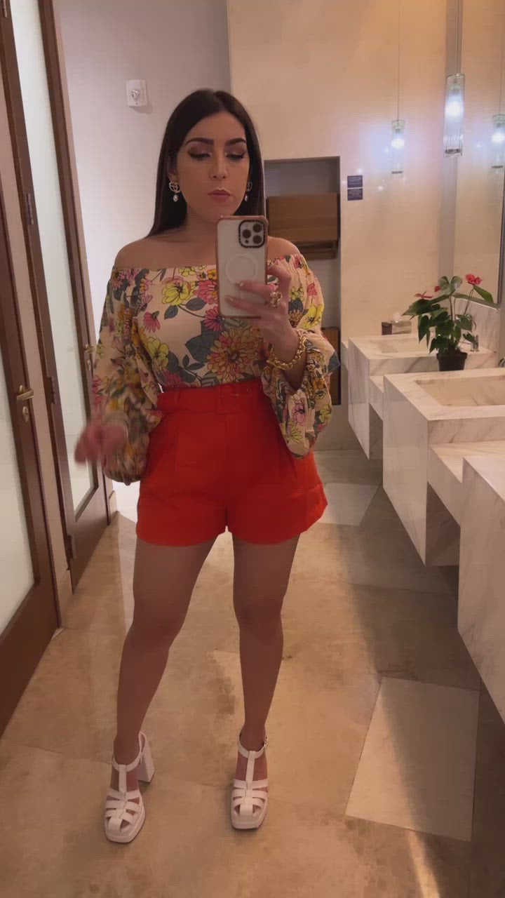 Floral Off Shoulder Top
