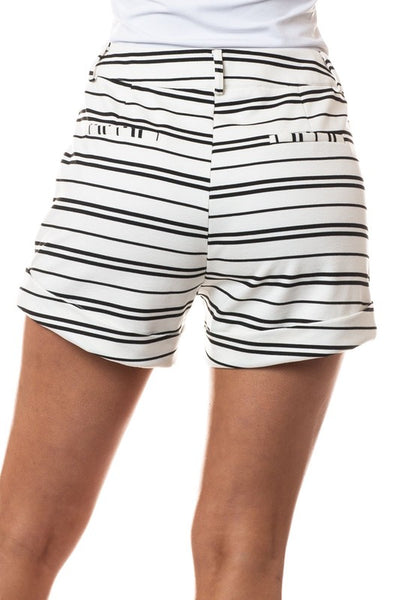 Striped Short Pants