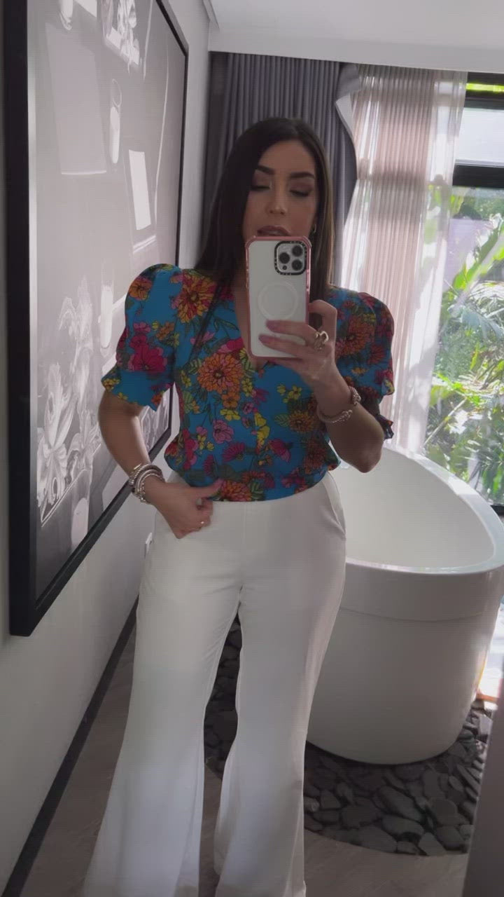 Floral Bloom Top