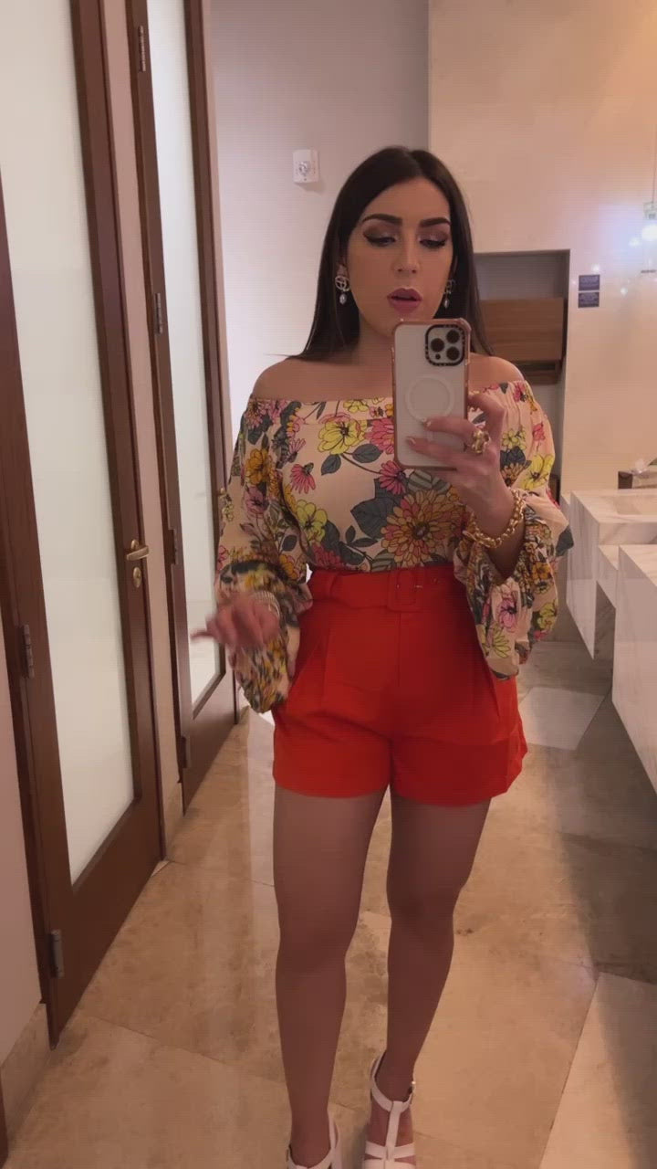 Floral Off Shoulder Top